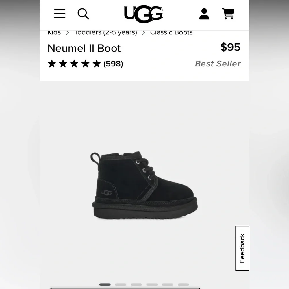 UGG T Neumel ll Boot Black 6